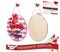 Valentine's Day Wooden Decor Truck Wreath Decor Pink Buffalo Plaid Door Hanging Decorations for Valentine's Day Valentine's Day Wooden Wall Plaque